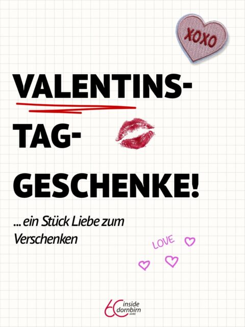 💘 Valentinstag steht vor der Tür!
 Du suchst noch nach einer Geschenkidee? 
Bei unseren Inside Mitgliedern findest du liebevolle, besondere Geschenke – lokal & mit Herz.