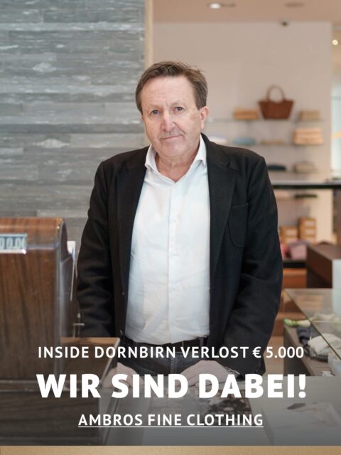 In Dornbirn einkaufen und gewinnen! Vom 18.09.–18.10.2026 geht’s bei Inside Dornbirn um fette 5.000 € in Gutscheinen!  So easy: In diesem Inside-Geschäft shoppen Gewinnspielkarte + QR-Code schnappen Scannen, registrieren & ab in den Lostopf!  Shoppen. QR-Code scannen. Gewinnen. Vielleicht geht der nächste Gutschein ja an DICH