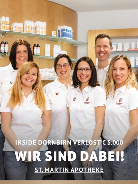 In Dornbirn einkaufen und gewinnen!
Vom 18.09.–18.10.2026 geht’s bei Inside Dornbirn um fette 5.000 € in Gutscheinen!
So easy:
In diesem Inside-Geschäft shoppen
Gewinnspielkarte + QR-Code schnappen
Scannen, registrieren & ab in den Lostopf!
Shoppen. QR-Code scannen. Gewinnen.
Vielleicht geht der nächste Gutschein ja an DICH