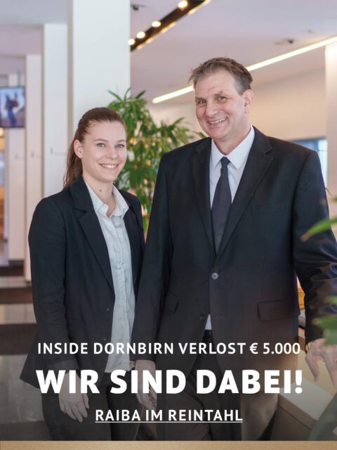 In Dornbirn einkaufen und gewinnen! Vom 18.09.–18.10.2026 geht’s bei Inside Dornbirn um fette 5.000 € in Gutscheinen!  So easy: In diesem Inside-Geschäft shoppen Gewinnspielkarte + QR-Code schnappen Scannen, registrieren & ab in den Lostopf!  Shoppen. QR-Code scannen. Gewinnen. Vielleicht geht der nächste Gutschein ja an DICH